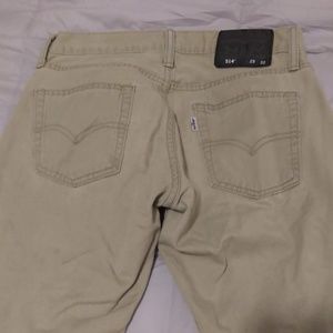 Levi's Khaki 514 Men's Jeans 100% Cotton 29x32